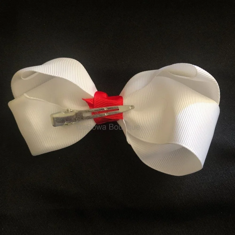 Hand Crafted white red